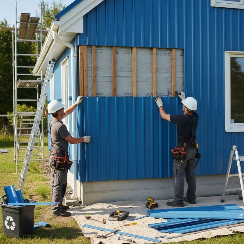 Sheet Metal Siding Repair